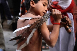 flagellation enfant